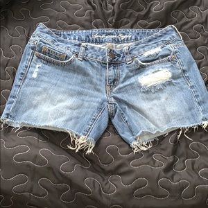American eagle jean shorts size 2